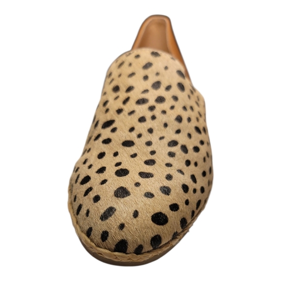 DOLCE VITA, CALF HAIR, LEOPARD PRINTED FUR LEATHER MULES SIZE 9 - Picture 5 of 10